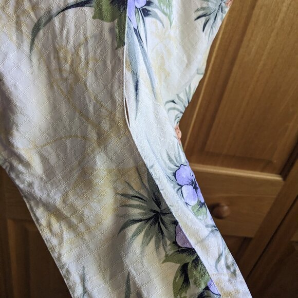 Tommy Bahama yellow Silk sleeveless button down top sz S - Picture 9 of 11